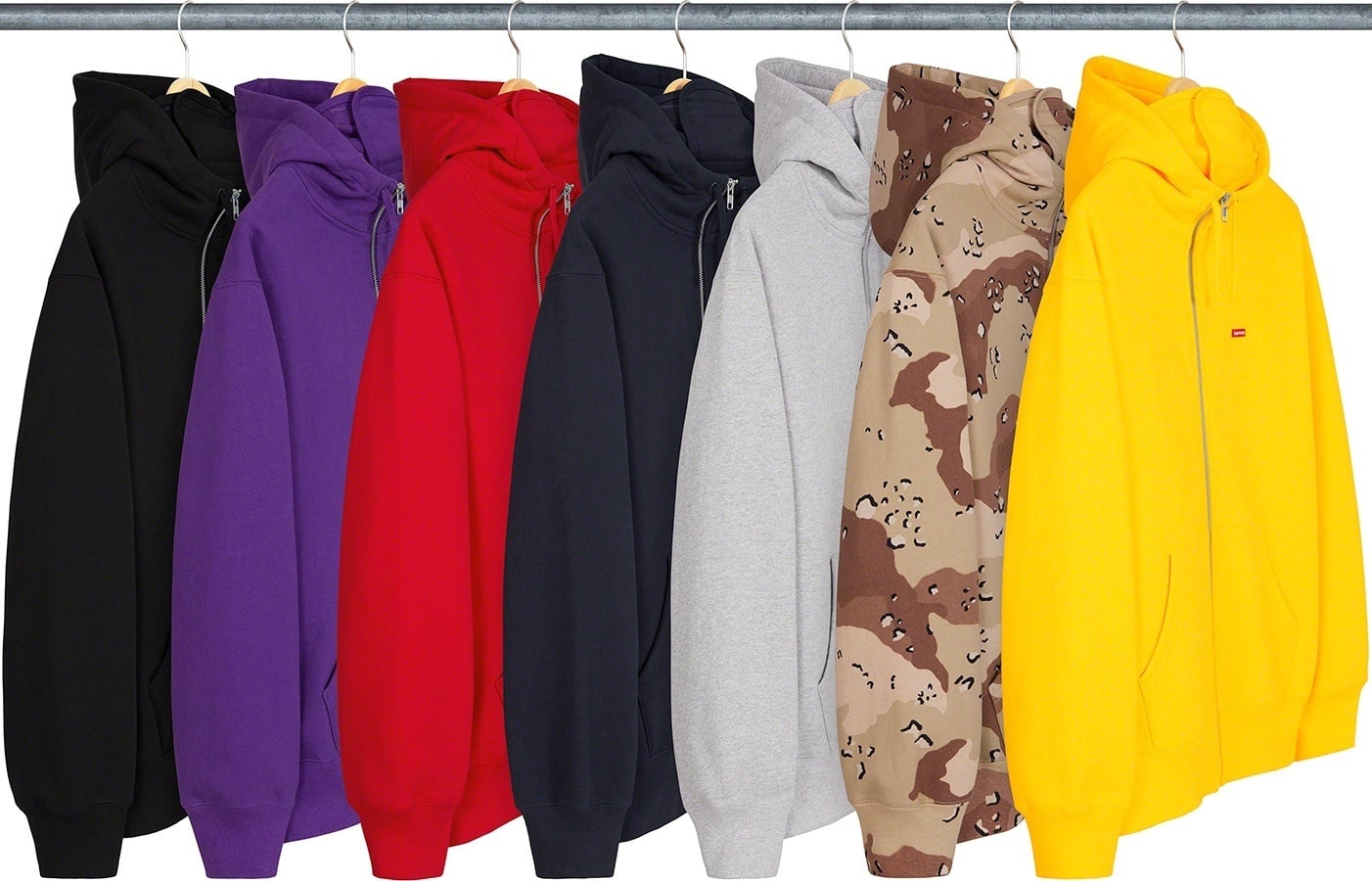 Small Box Facemask Zip Up Hooded Sweatshirt